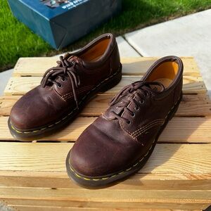 Dr. Martens Dark Brown Leather Oxfords